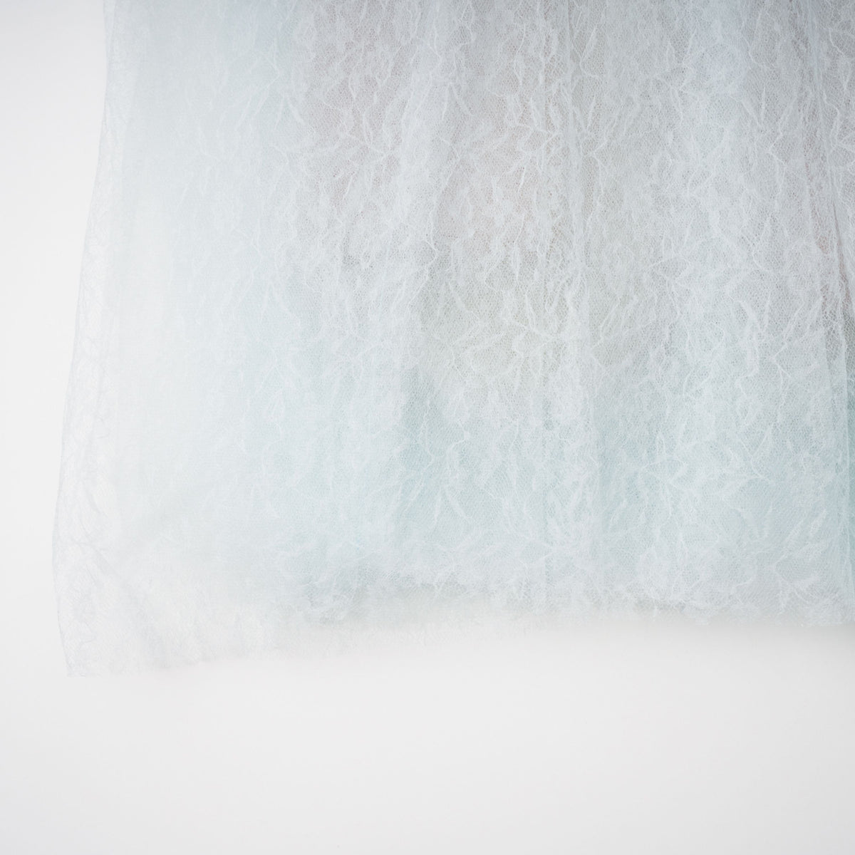 Radiya Blue Floral Lace Pleated Maxi Dress
