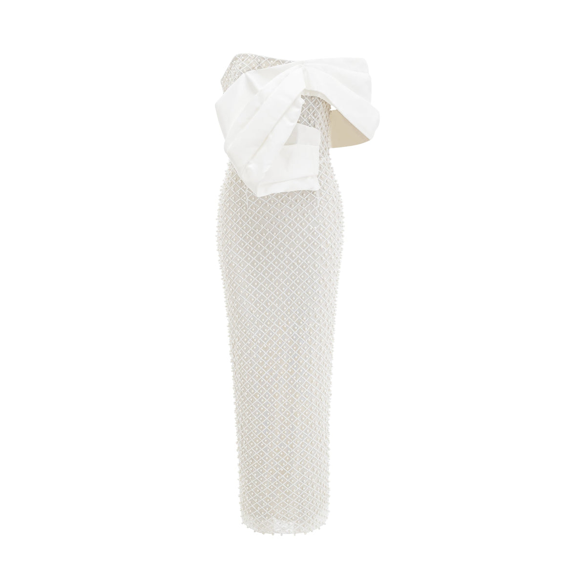 Maura faux-pearl off-shoulder dress (Final Sale-US Only)
