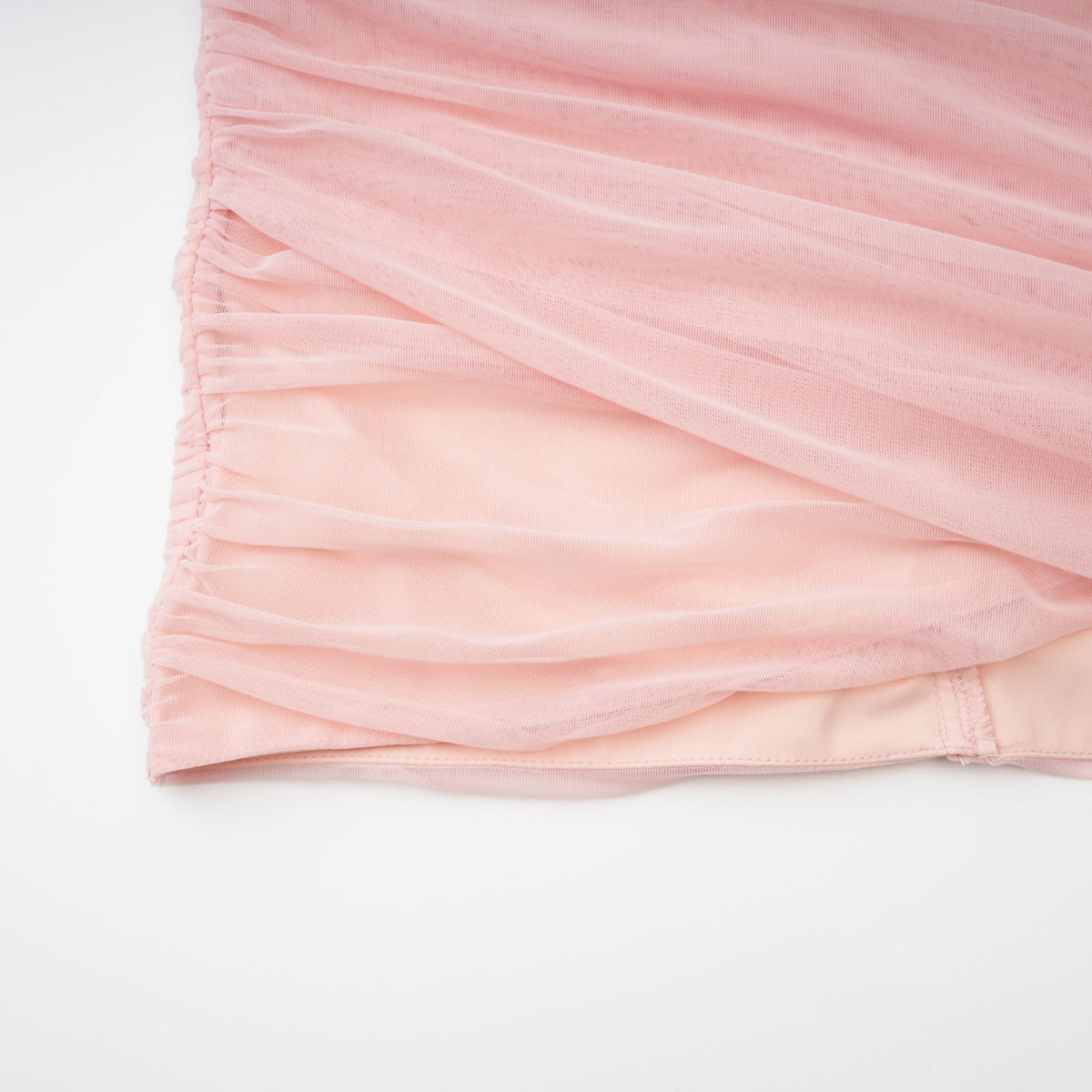 Marie long-sleeved mesh dress - Pink