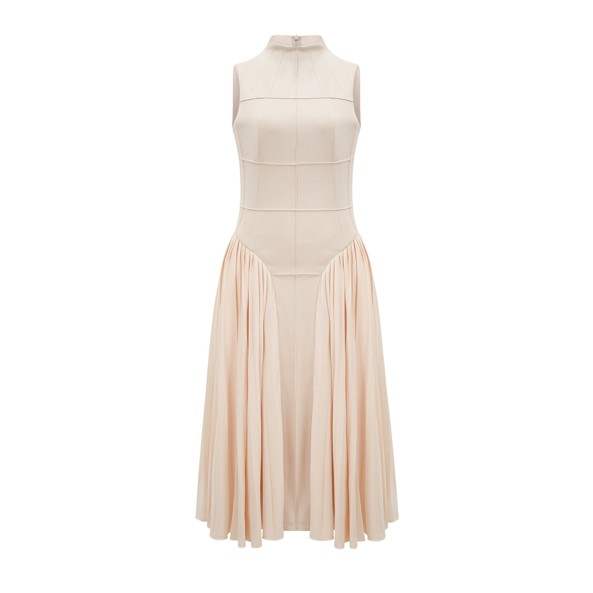 Safiya sleeveless pleated dress (Final Sale-US Only)