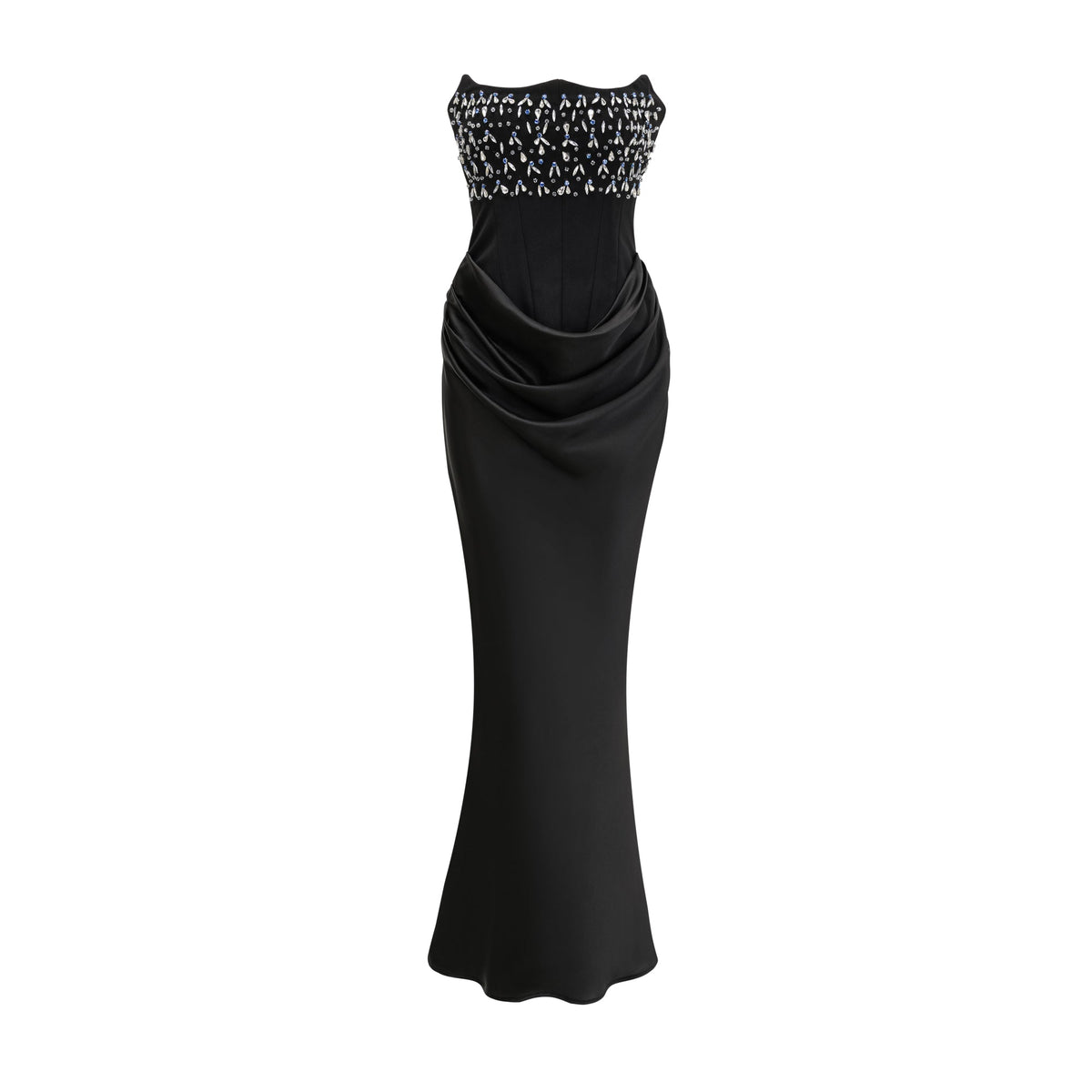 Aurore Crystal Embellished Maxi Dress(Final Sale)