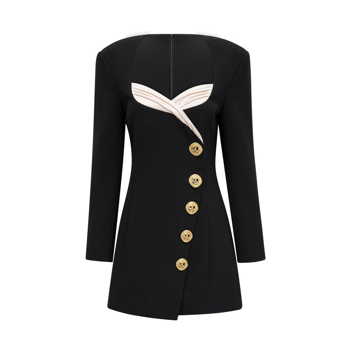 Céline black long-sleeved dress (Final Sale)