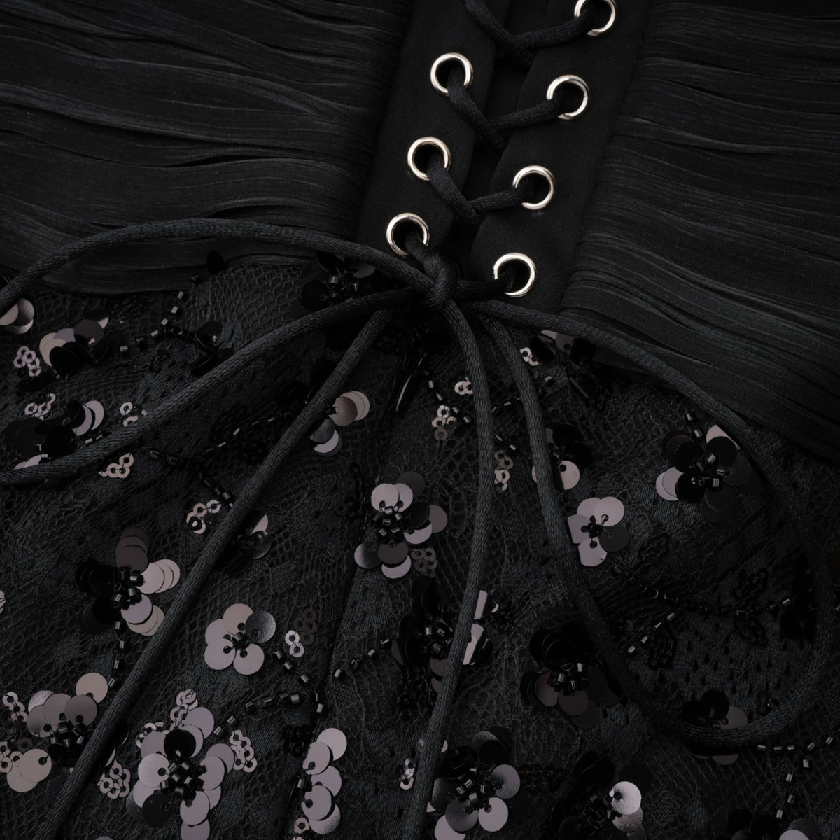 Siphokazi Black Halterneck Embellished Corset Maxi Gown (Final Sale-US Only)