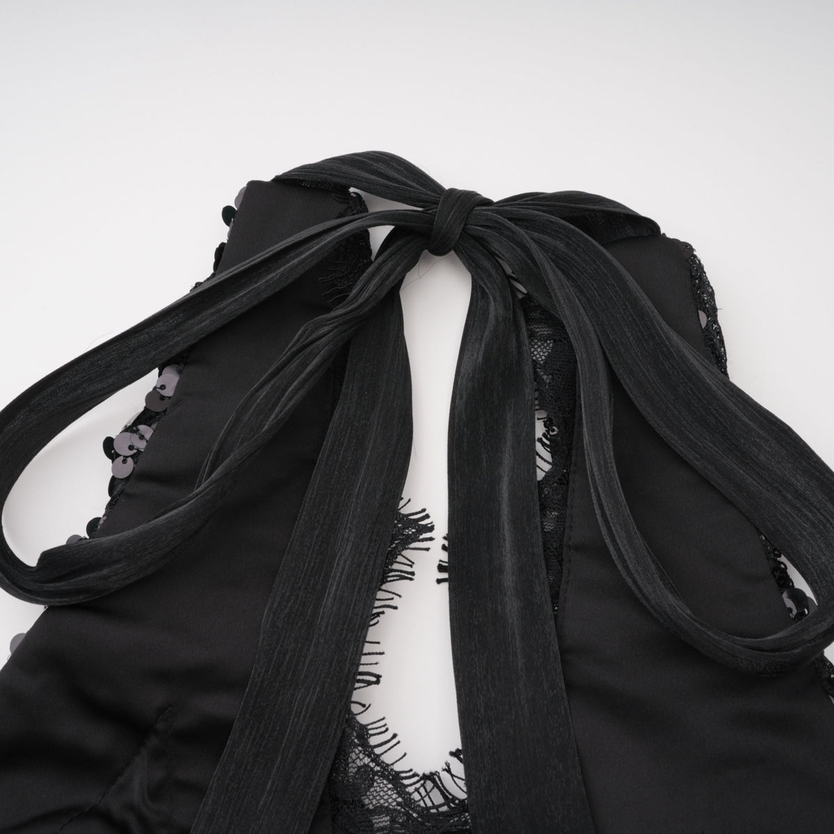 Siphokazi Black Halterneck Embellished Corset Maxi Gown (Final Sale-US Only)