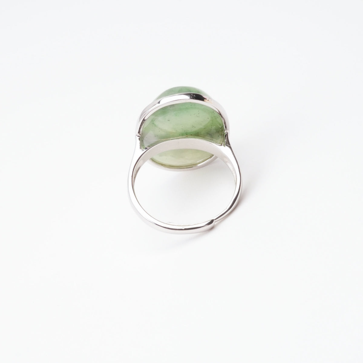 Yvonne Green Idocrase Oval Cabochon Sterling Silver Ring