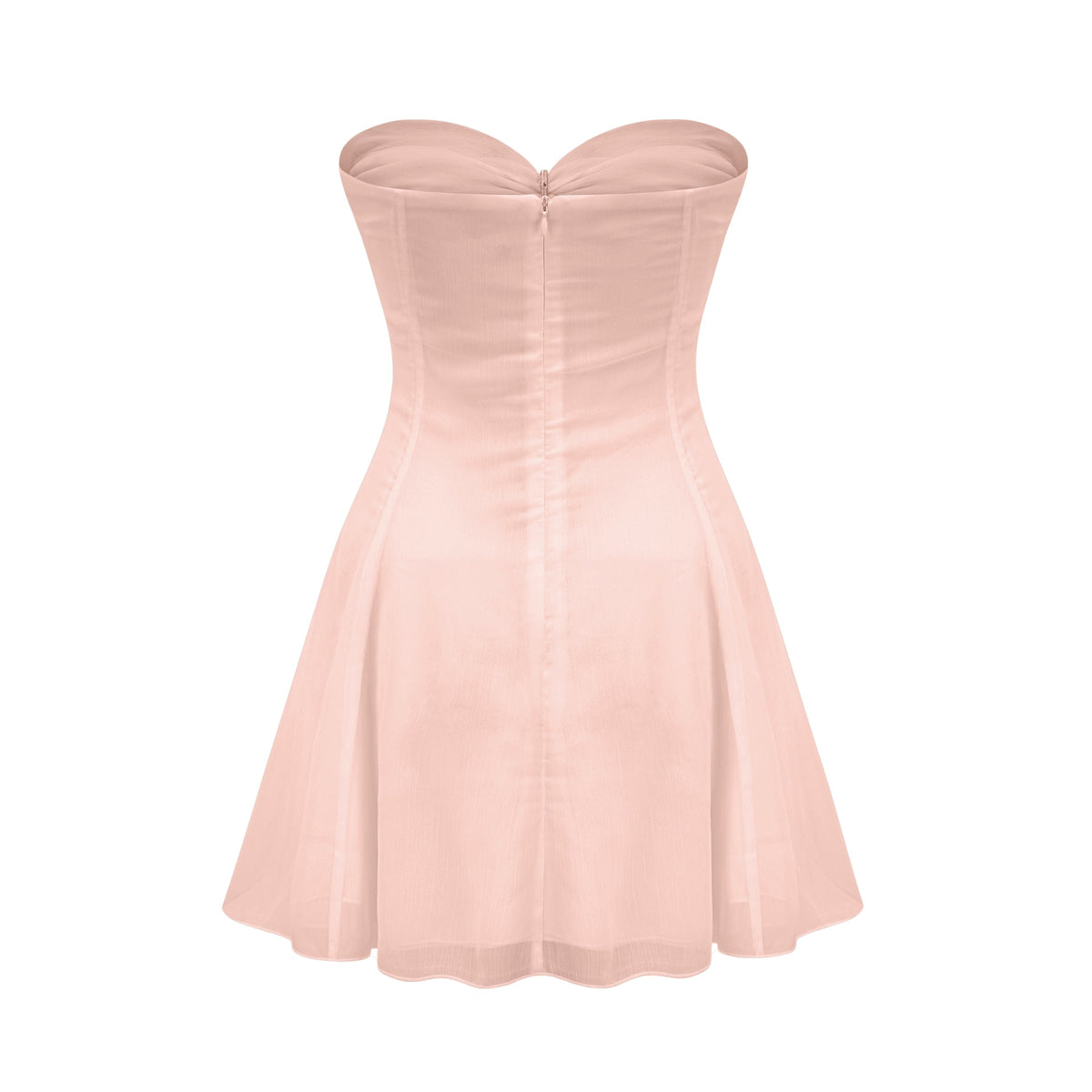 Émilienne cut-out pleated off-shoulder mini dress