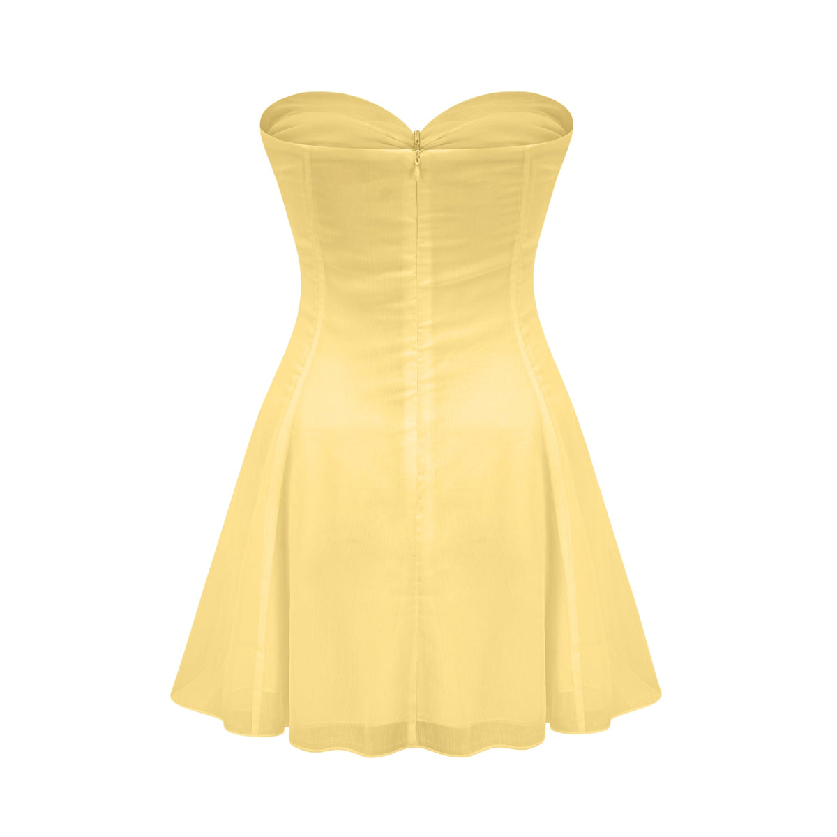 Émilienne cut-out pleated off-shoulder mini dress