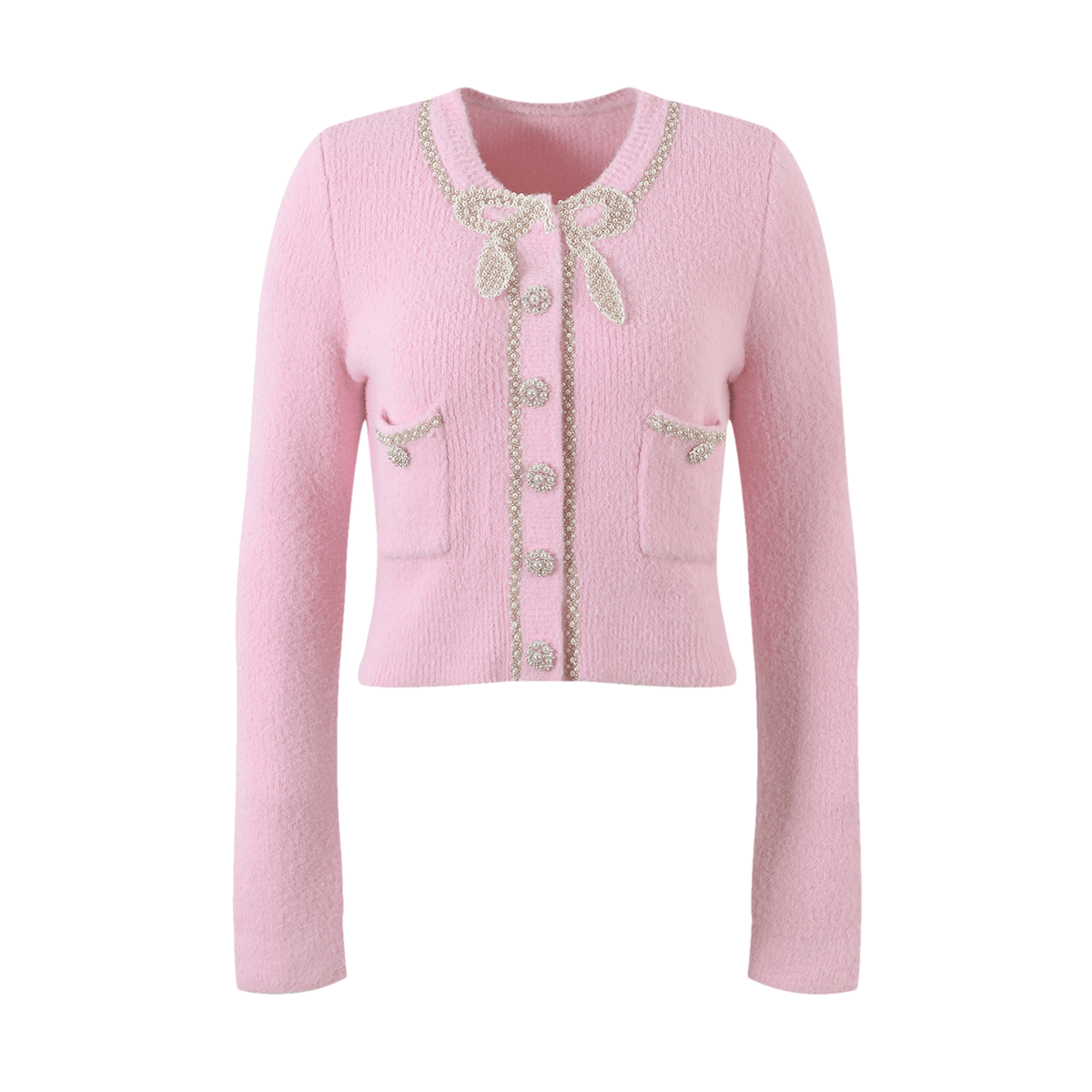 Adèle pink jacket & skirt matching set