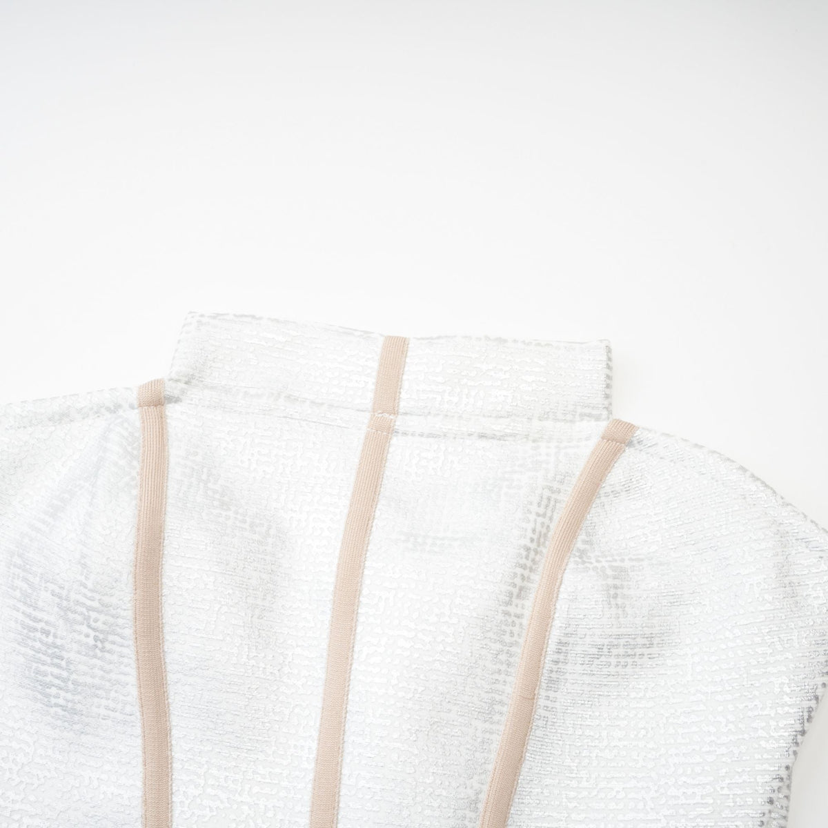 Danica silver bandage mini dress