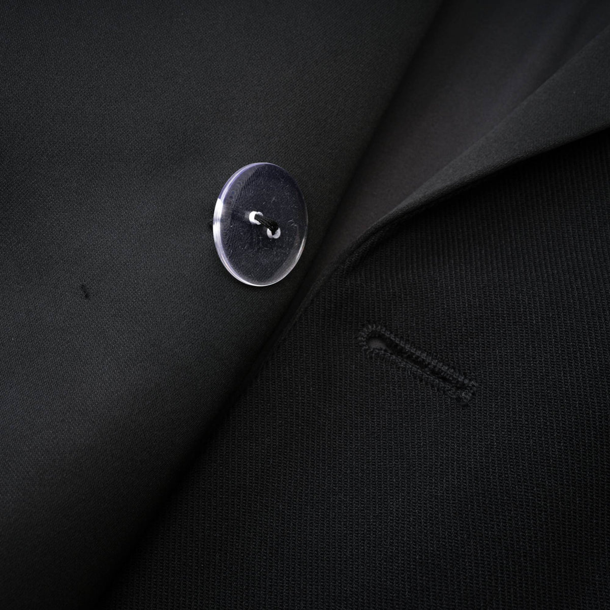 Eithne black double-breasted long coat