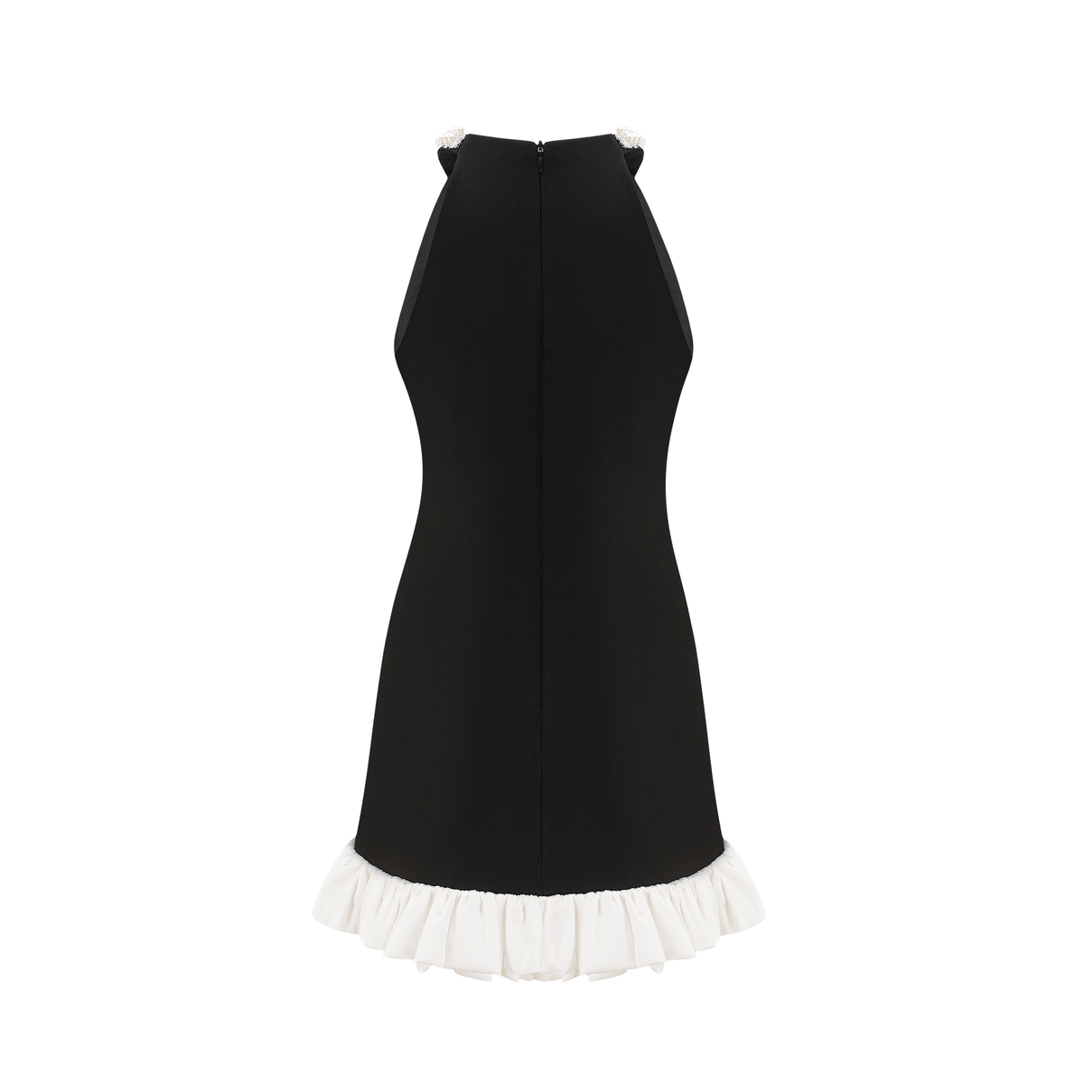 Eléa black embellished mini dress