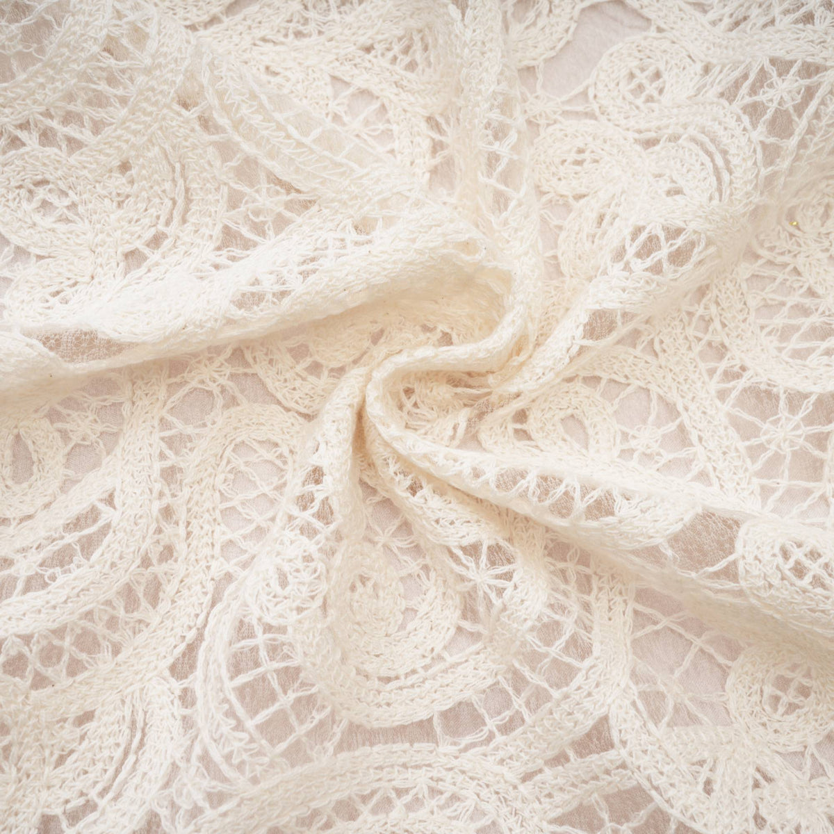 Galatea white lace long-sleeve dress