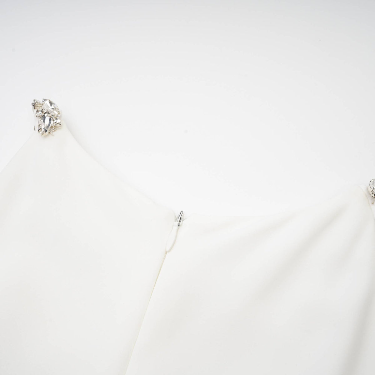 Inès white crystal-embellished midi dress (Final Sale-US Only)
