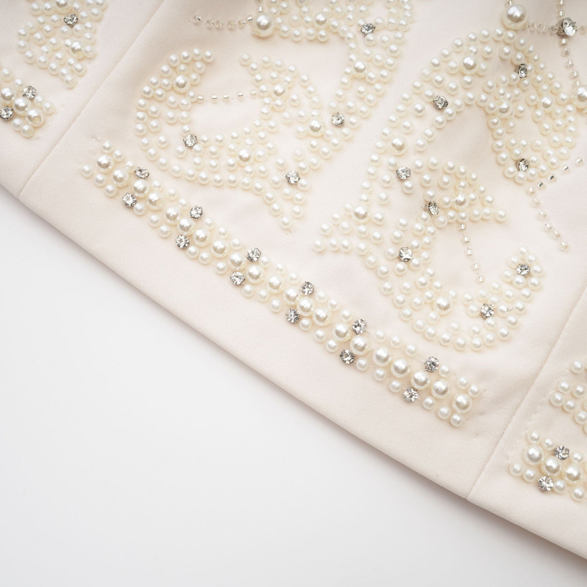 Luna embellished top & skirt matching set