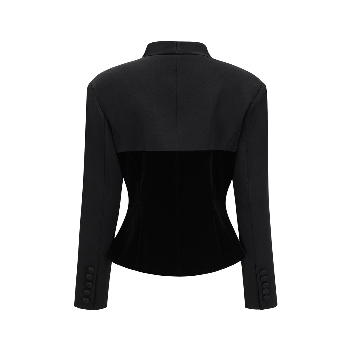 Mireille black panelled jacket (Final Sale-US Only)