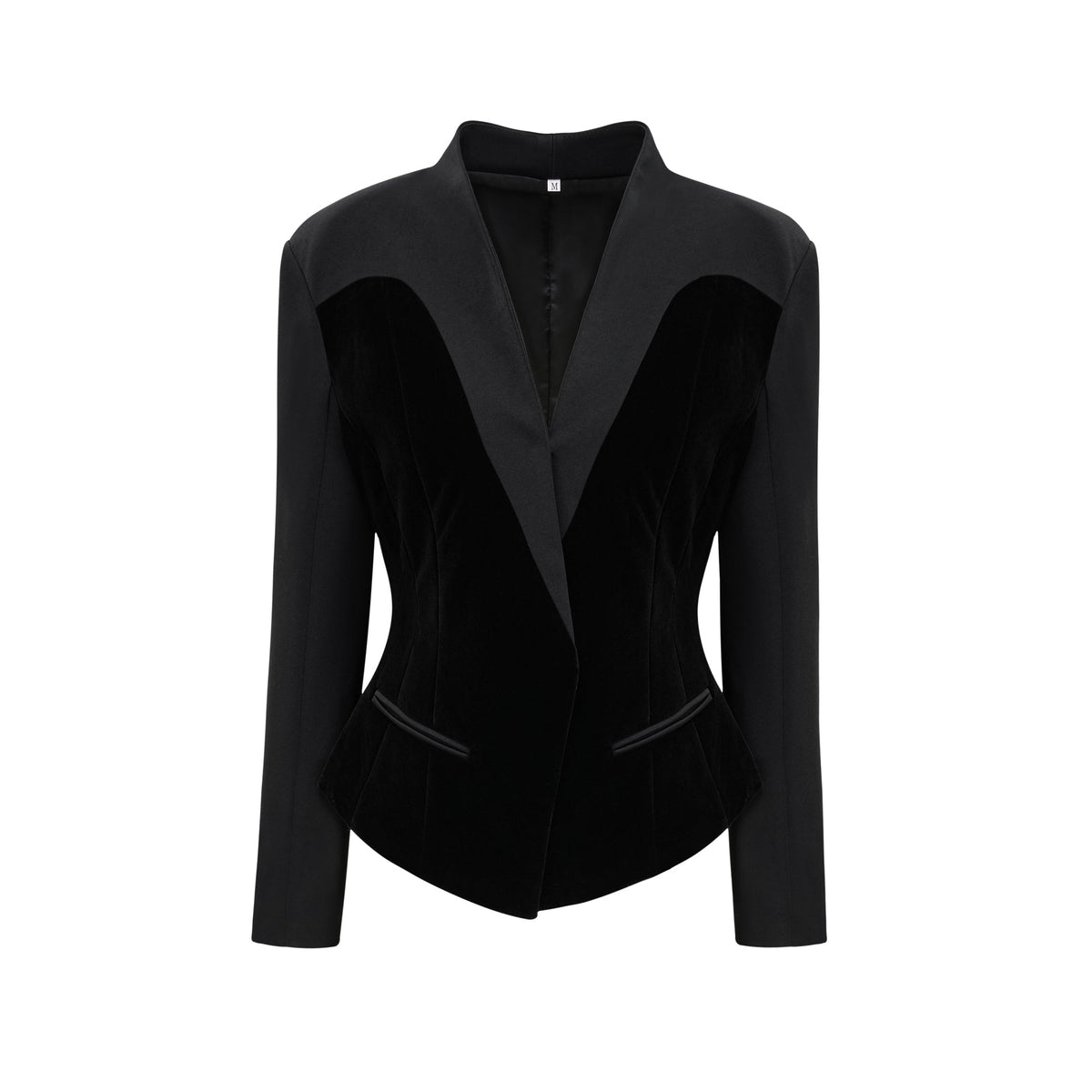 Mireille black panelled jacket