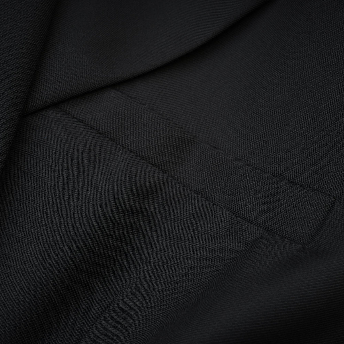 Priscille black double-breasted wool blazer
