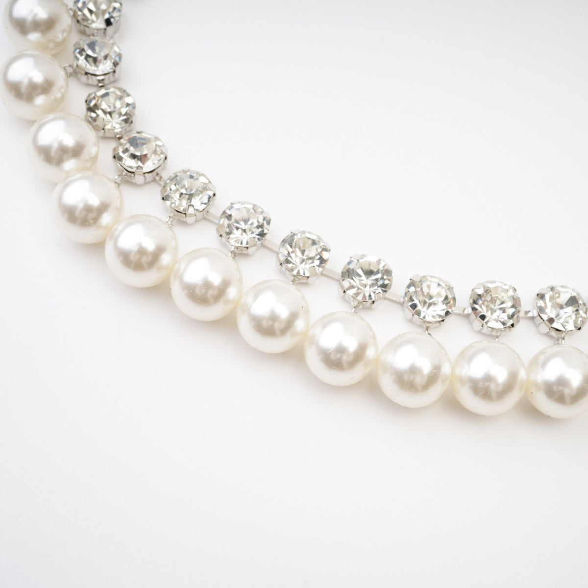 Valérie pearl-embellished layered necklace