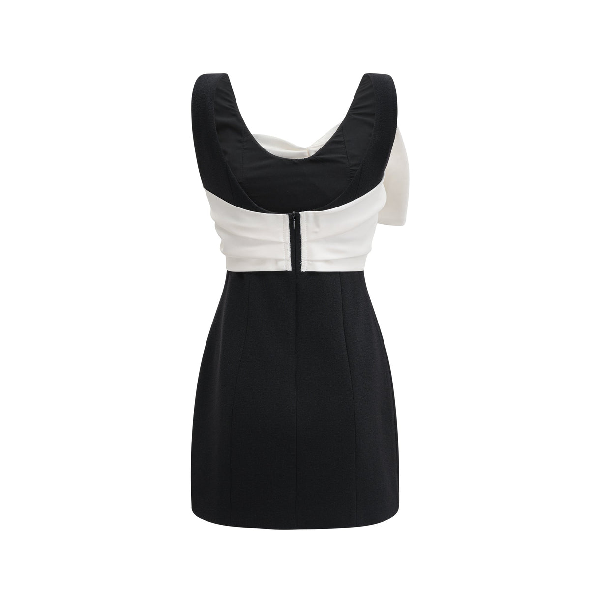 Ysabeau black embellished bowknot dress