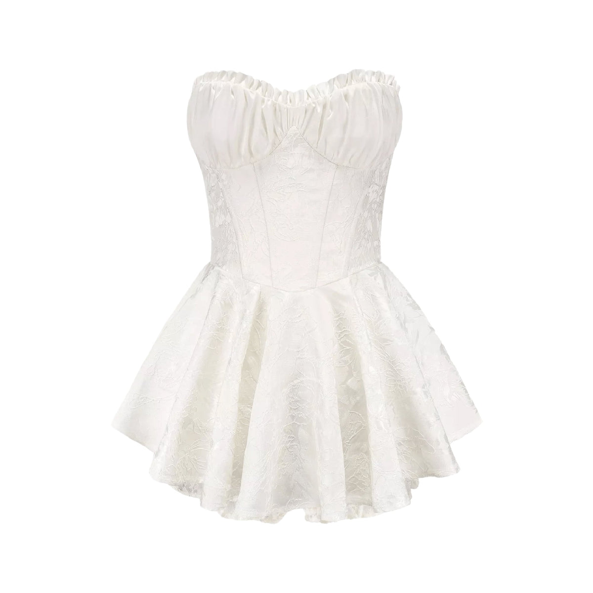 Airina lace-embroidered flared mini dress (Final Sale-US Only)