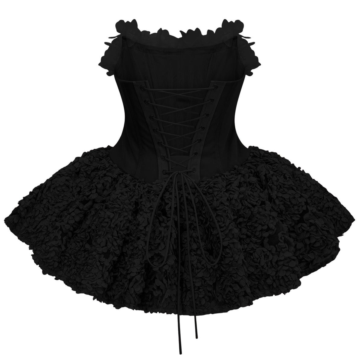 Rachel Black 3D Petal Tulle Mini Dress (Final Sale-US Only)