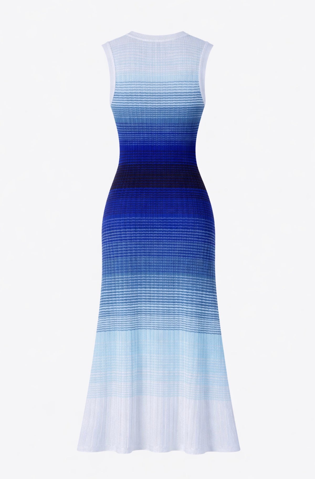 Sandro Ombre Sea knit maxi dress  - Blue