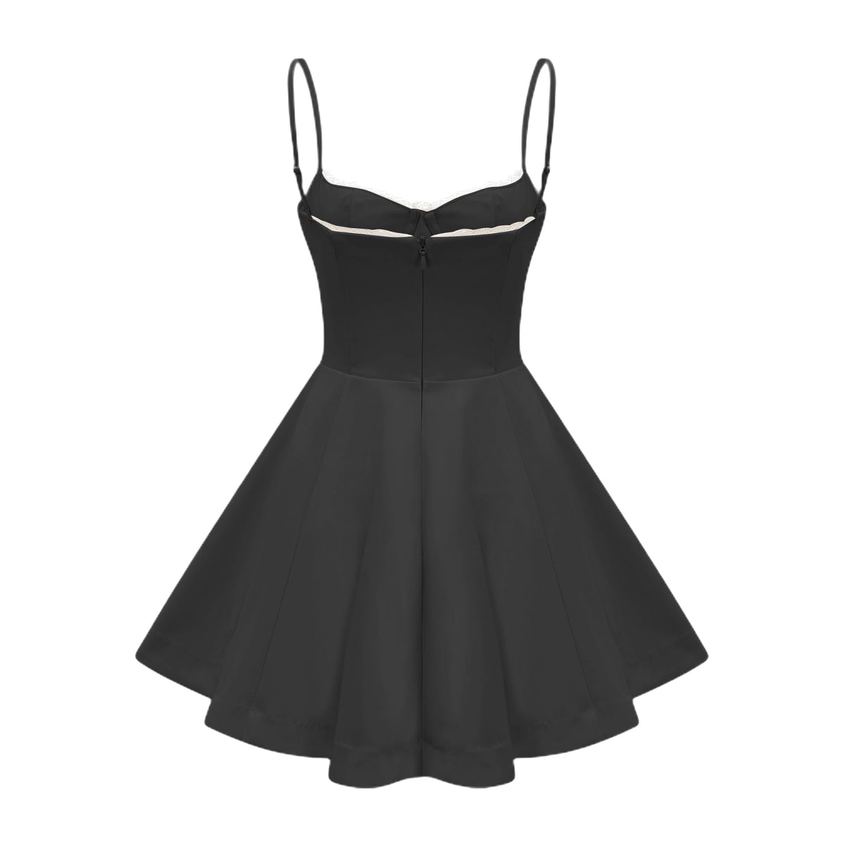 Saira tulle flared mini dress
