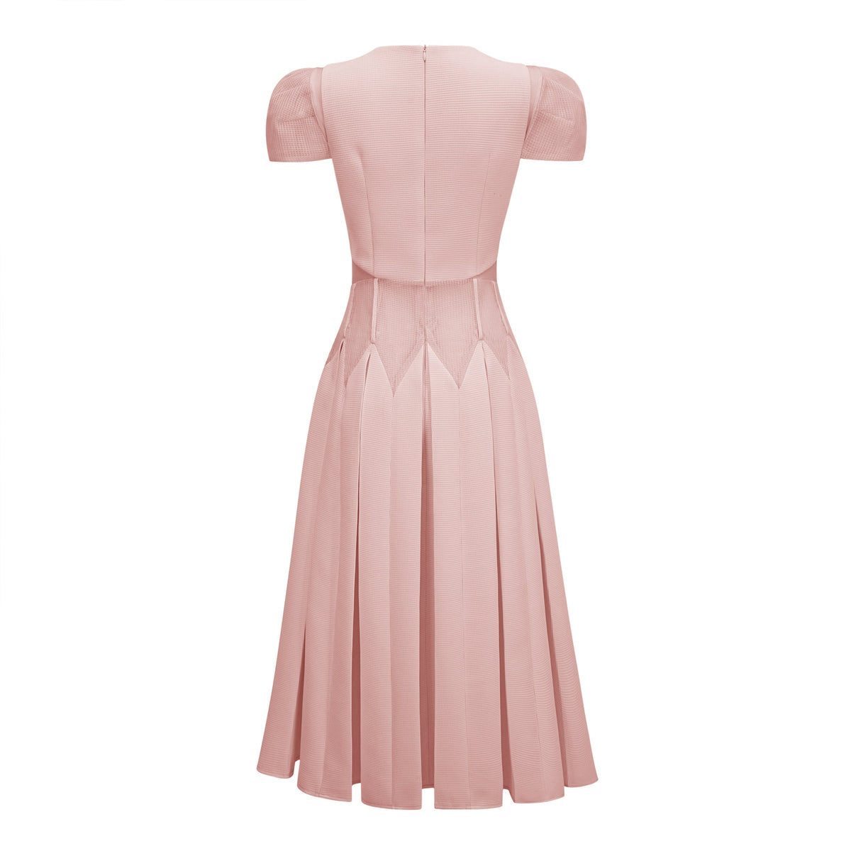 Maelle Pink Flower Embroidered Maxi Dress