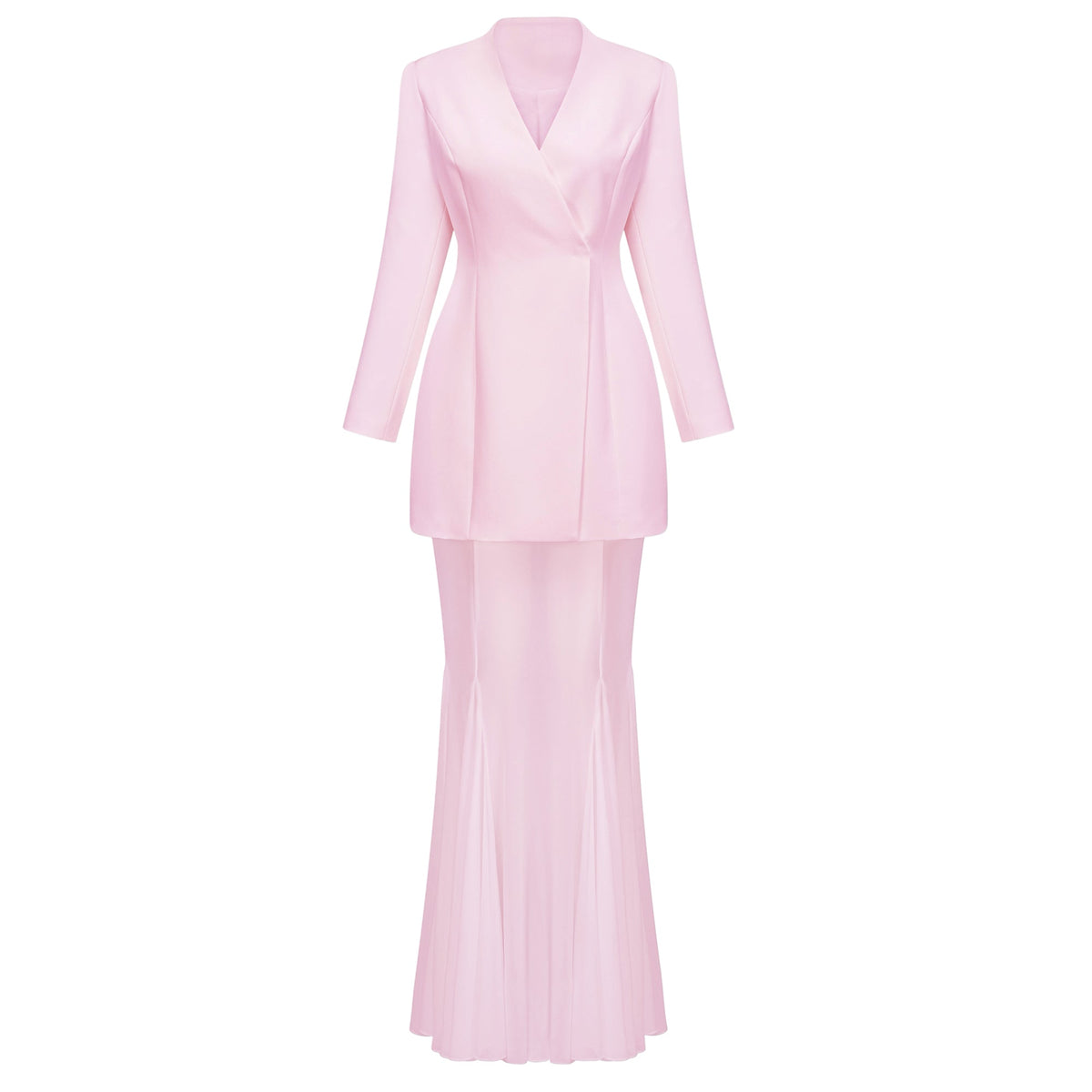 Enora Barrel Design Jacket & Skirt Set