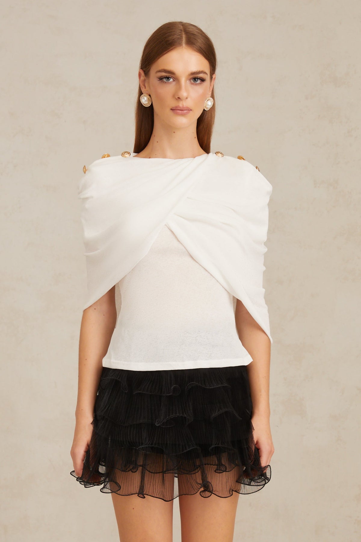 Vappu Color Block Ruched Co-ord Set