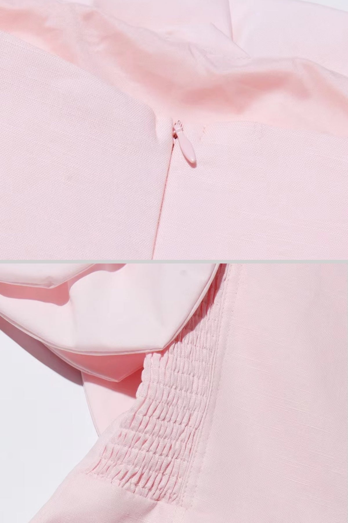 Off-Shoulder Mini Dress With Large Fabric Floral Accents - Pink