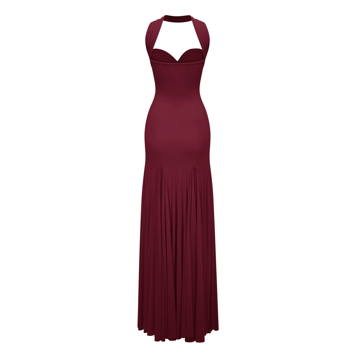 Rêverie Red Sweetheart Neck Maxi Dress (Final Sale-US Only)