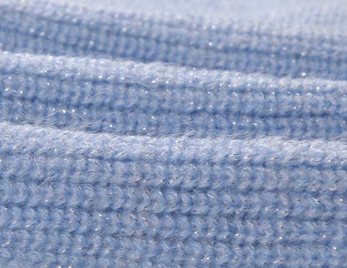 ISABELLA CASHMERE MIDI SKIRT SET – BABY  BLUE