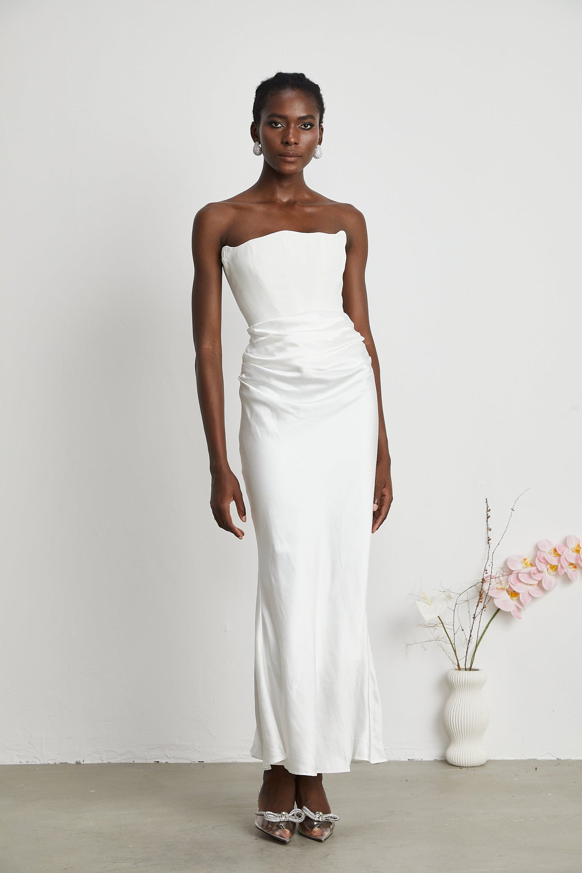 Aurore off-shoulder maxi dress