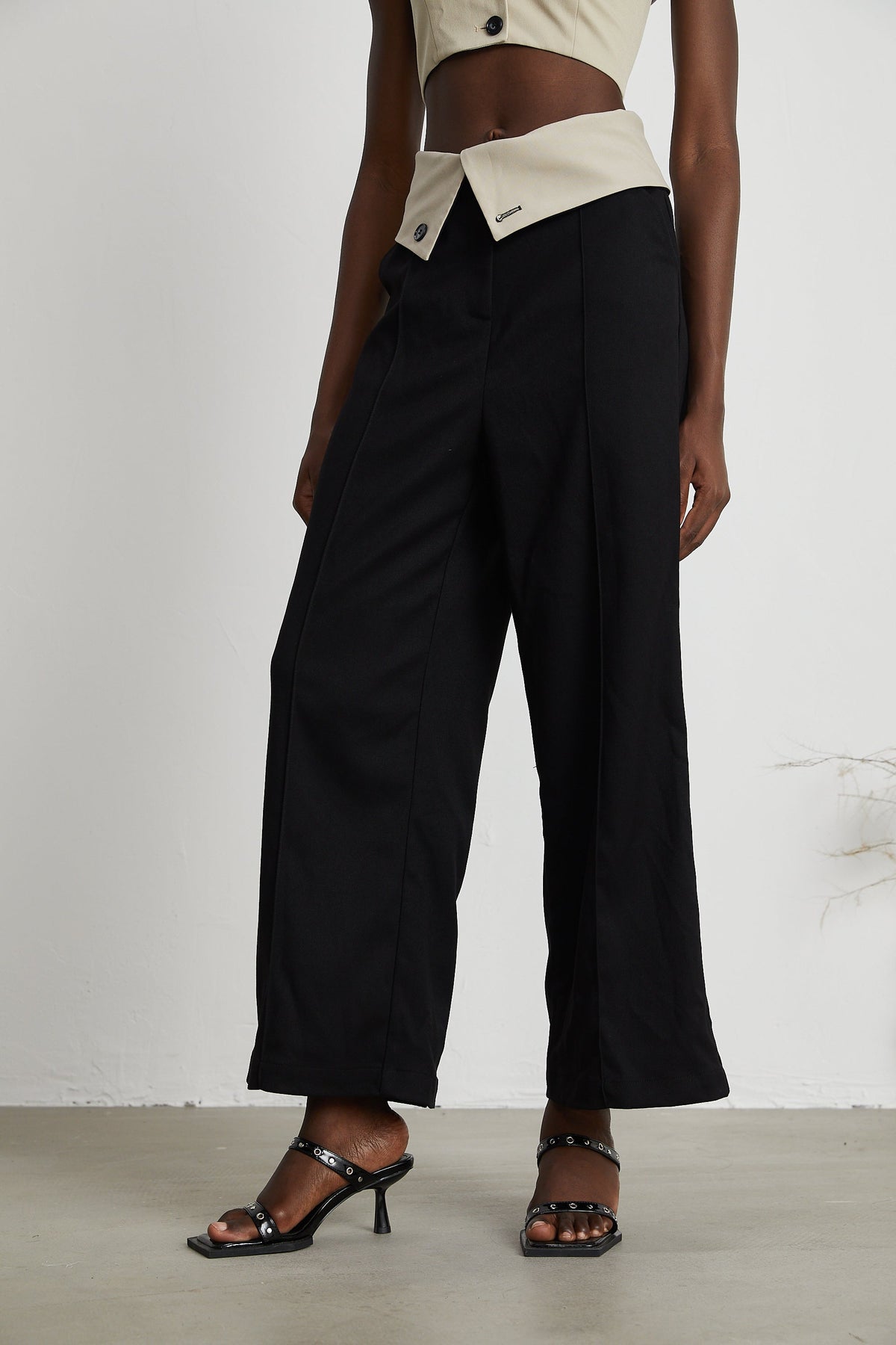 Naomi crop top & trousers matching set (Final Sale-US Only)