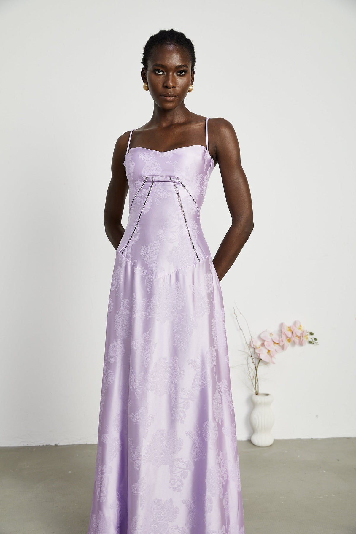 Adabella floral maxi dress