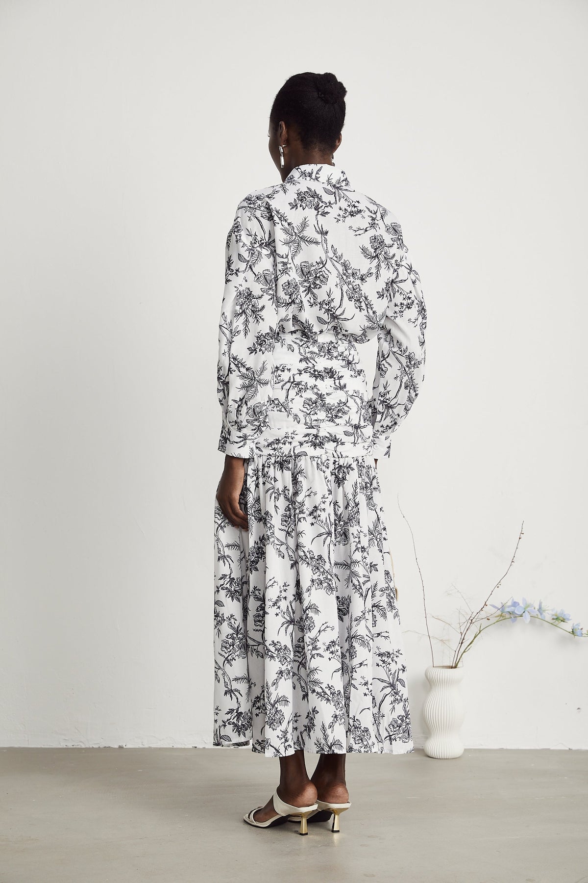 Kelly graphic-print shirt & skirt matching set (Final Sale-US Only)