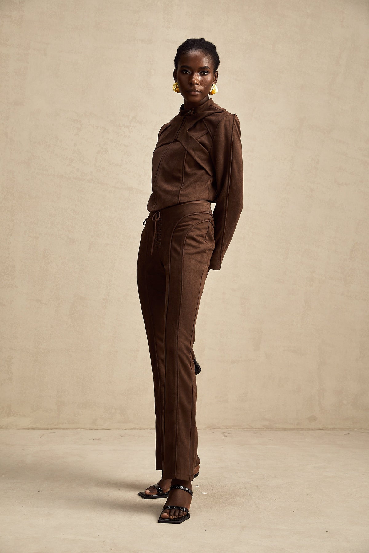Chloé brown suede jacket