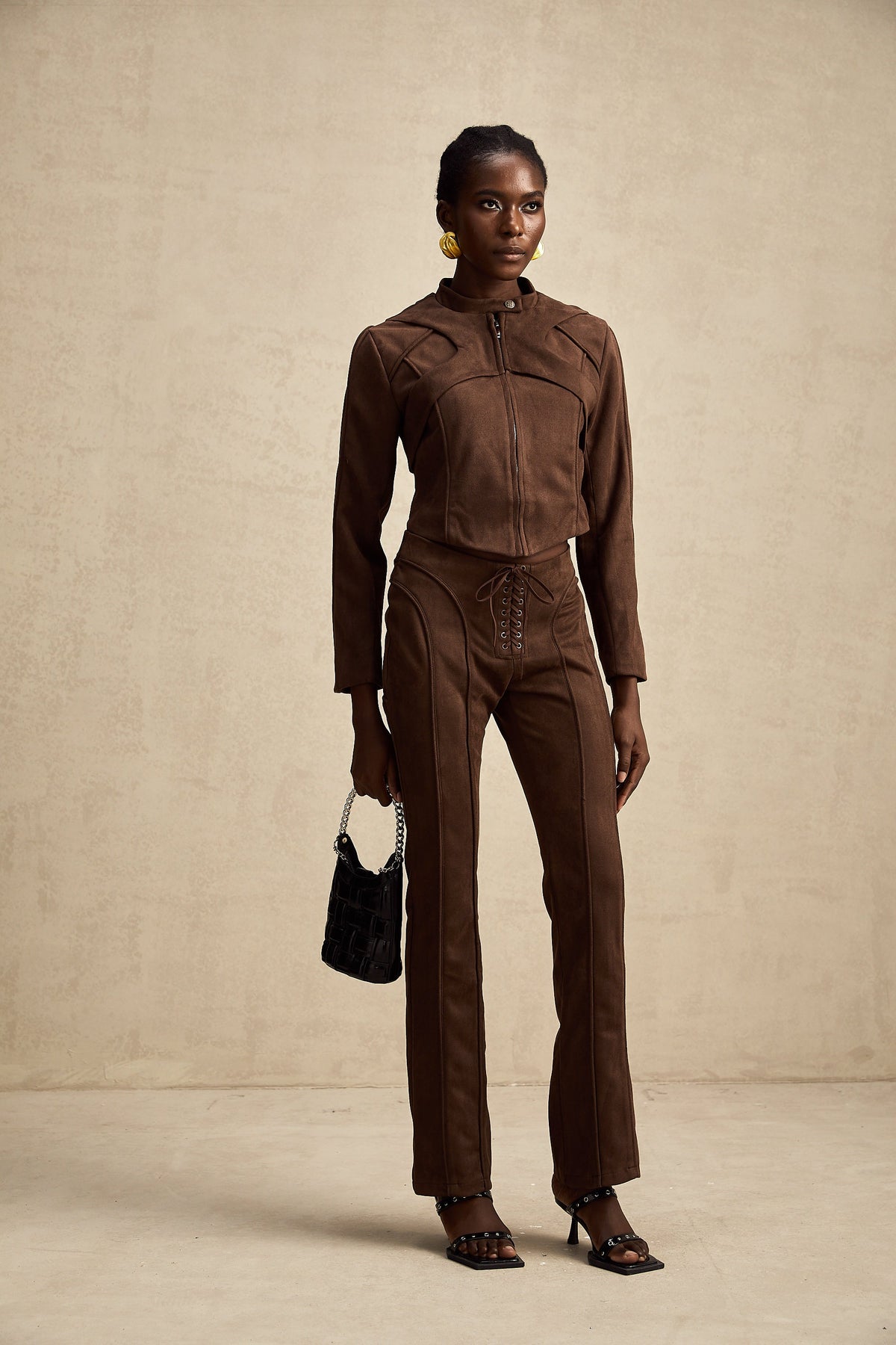 Chloé brown suede jacket