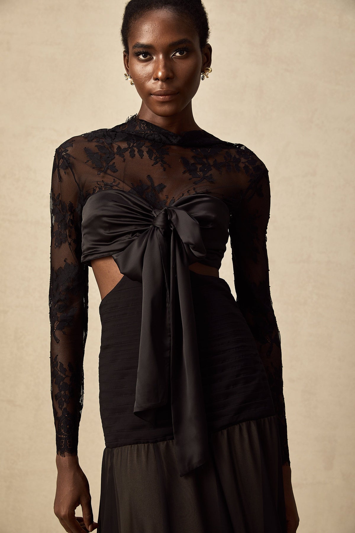 Maïwenn floral-lace panelled maxi dress (Final Sale-US Only)