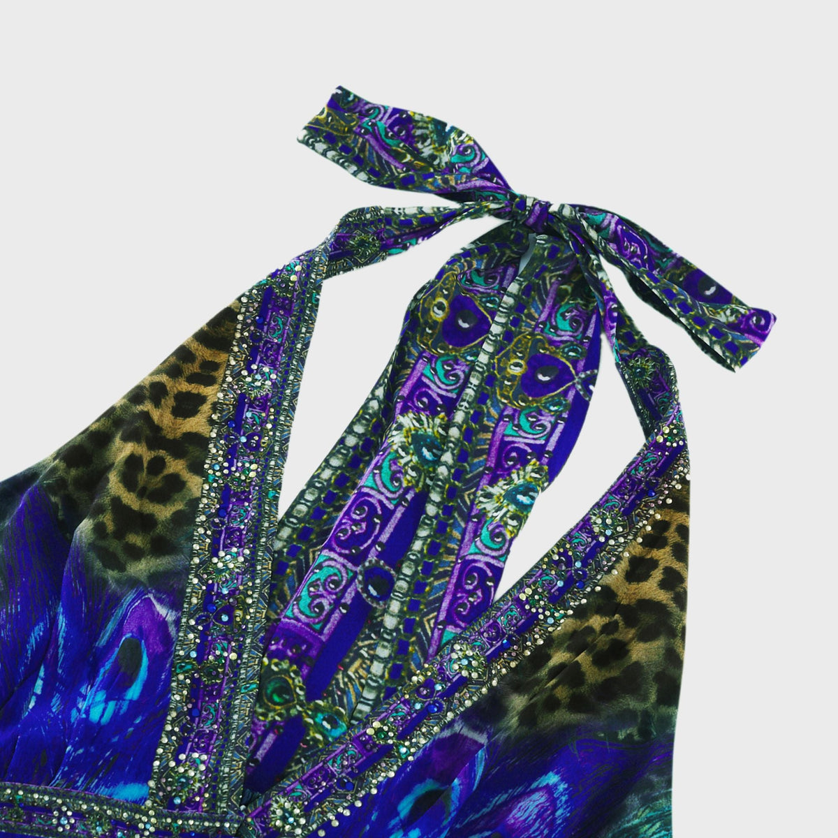 Felicia silk halterneck jumpsuit