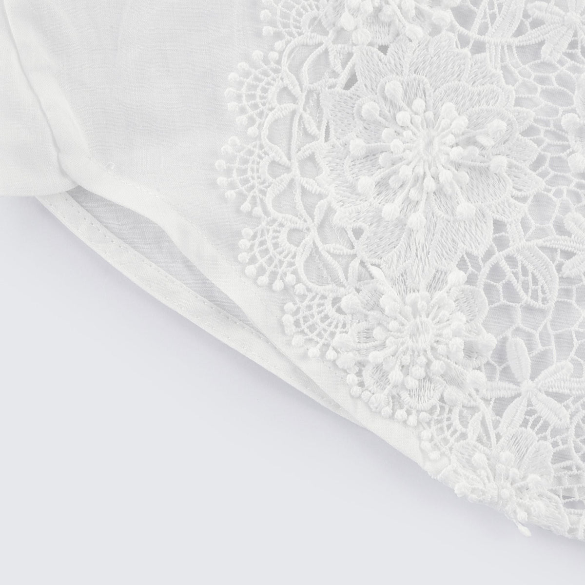 Axelle lace-embroidered cut-out shirt