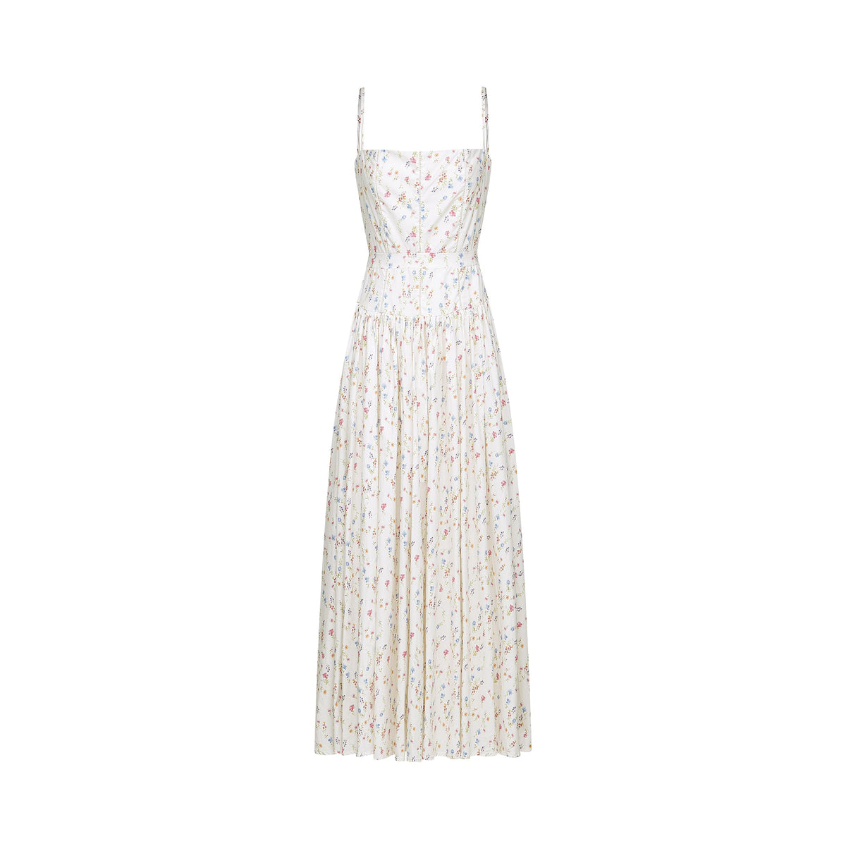 Raphaëlle floral-print pleated midi dress