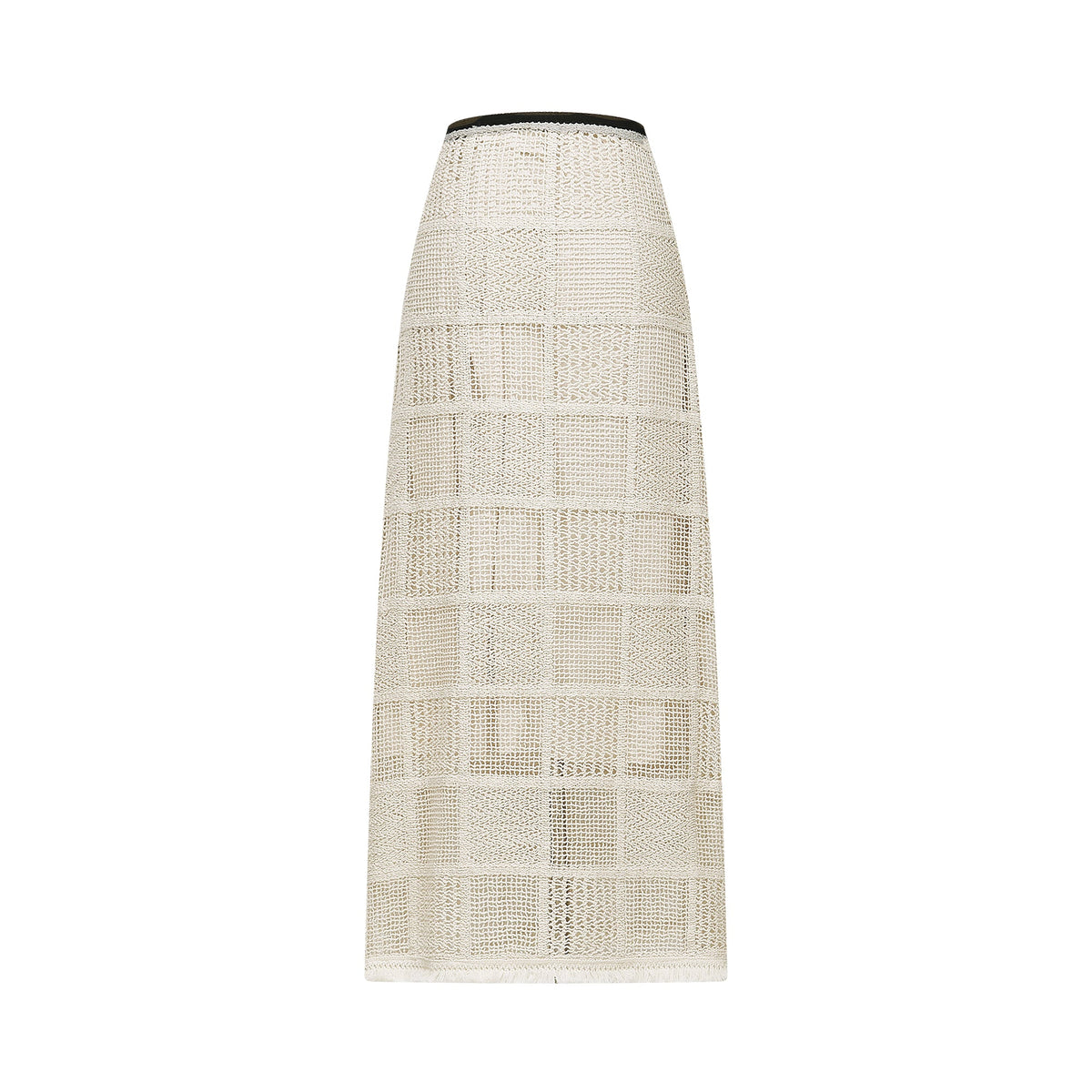 Yvette stretch knitted top & skirt matching set