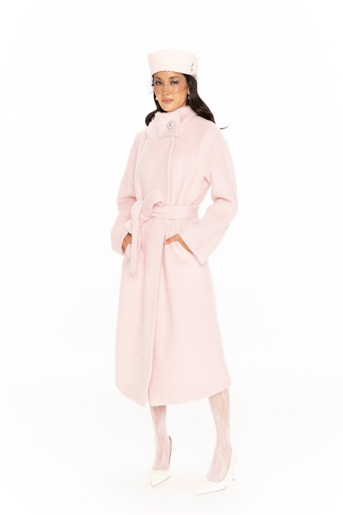 Audrey Long Coat (Pink)