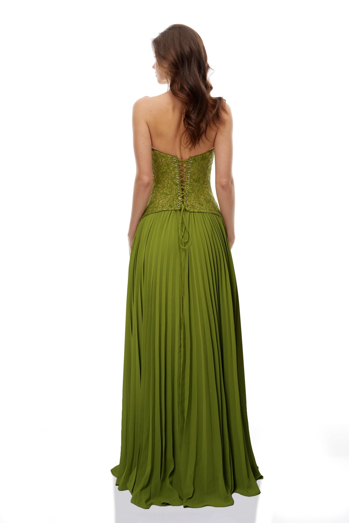 Ronja Emerald Corset Gown
