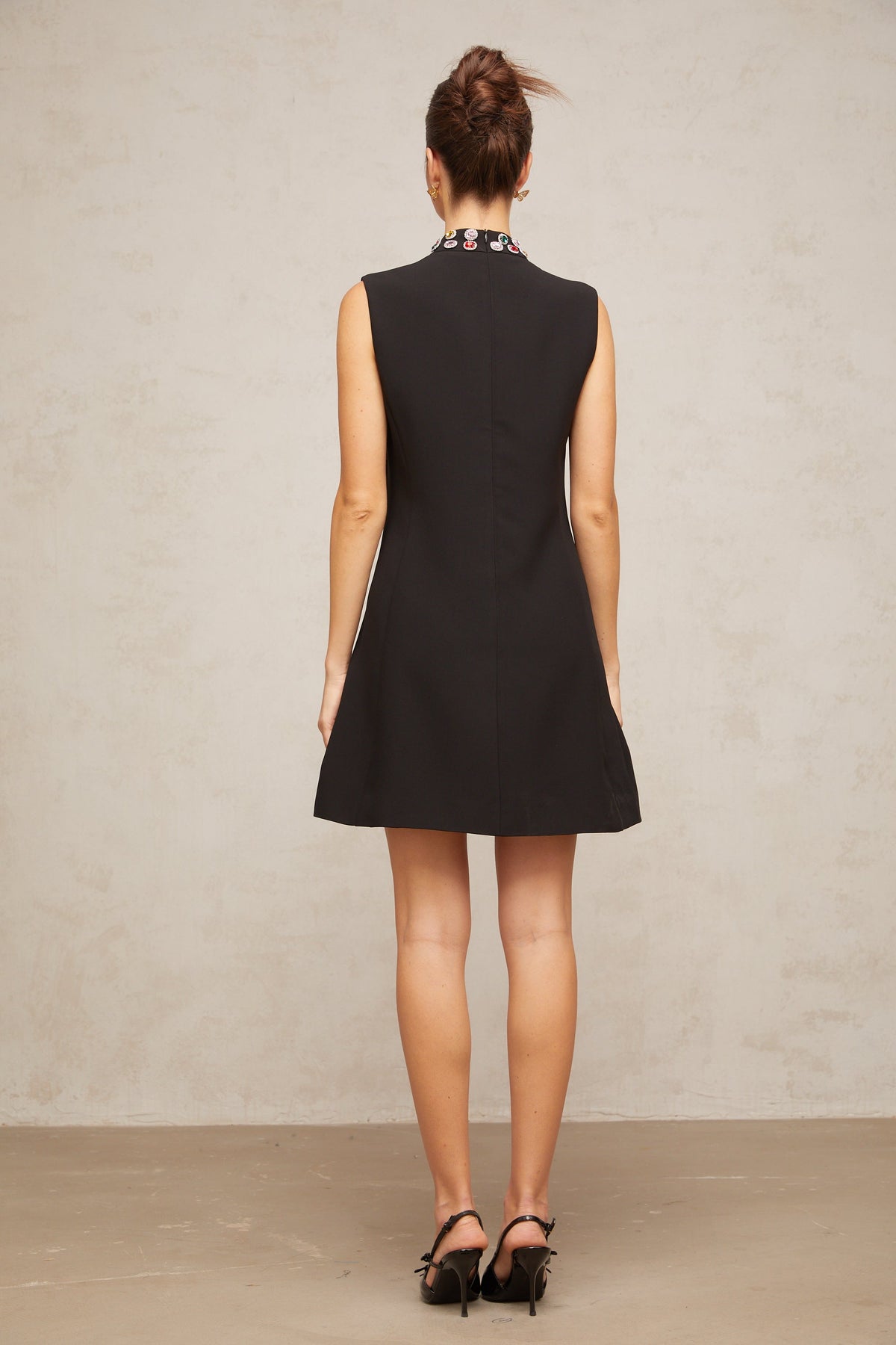 Xanthe crystal-embellished sleeveless mini dress (Final Sale)