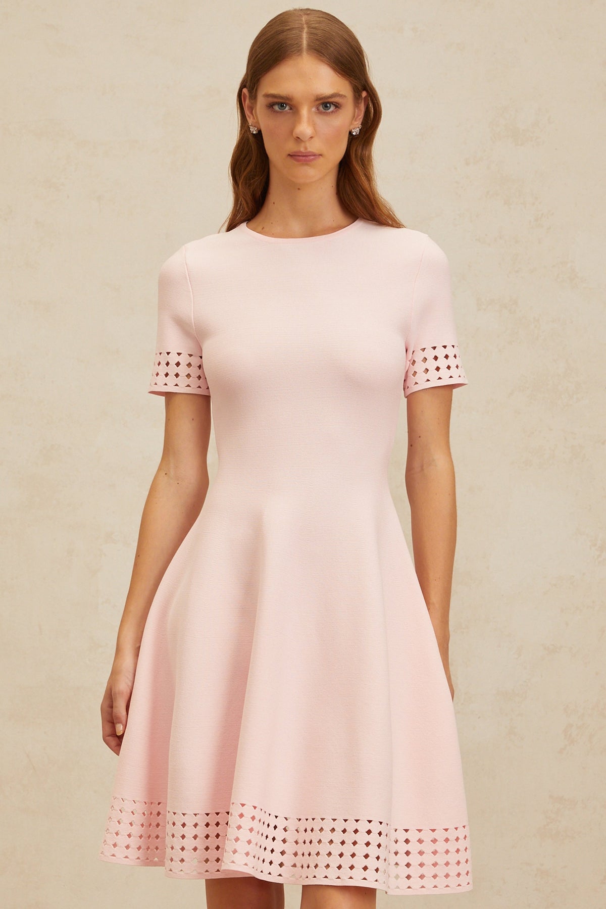 Isidore Pink Cut-Out Detail Knit Mini Dress (Final Sale-US Only)