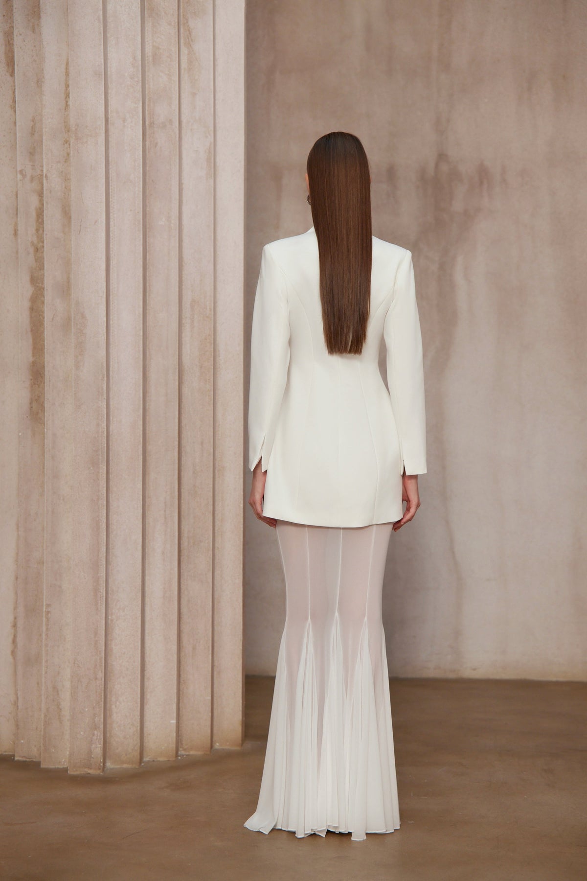 Enora Barrel Design Jacket & Skirt Set
