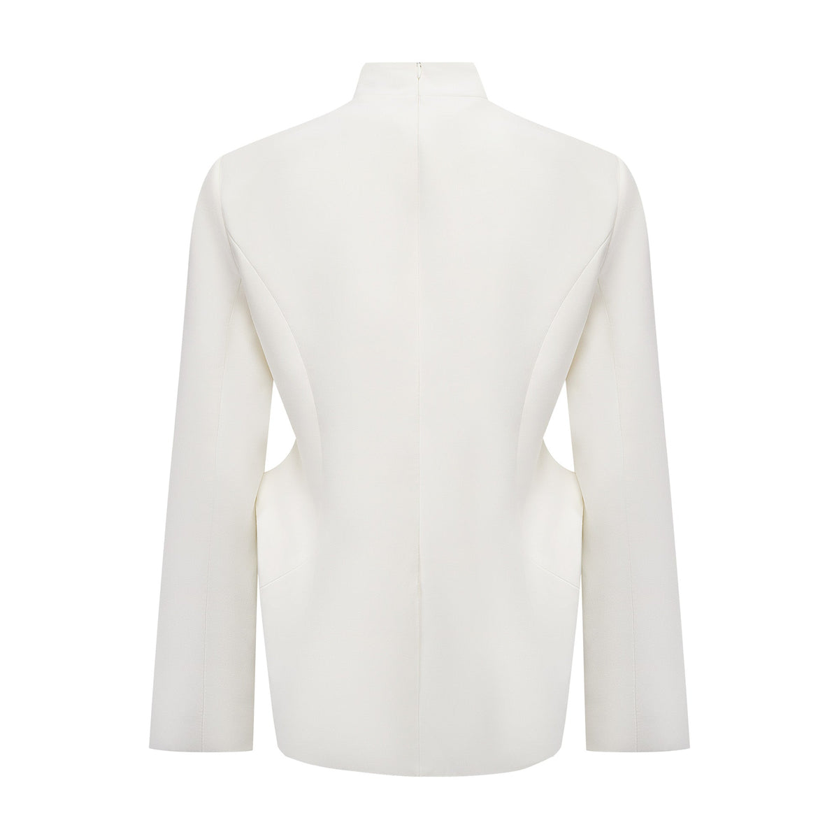 Adriana White Barrel Design Jacket & Skirt Set (Final Sale-US Only)